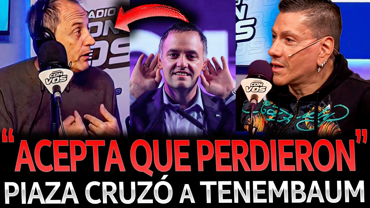¡PIAZZA LLAMÓ al ZURDITO TENEMBAUM y LE CANTO LA VERDAD en la CARA!
