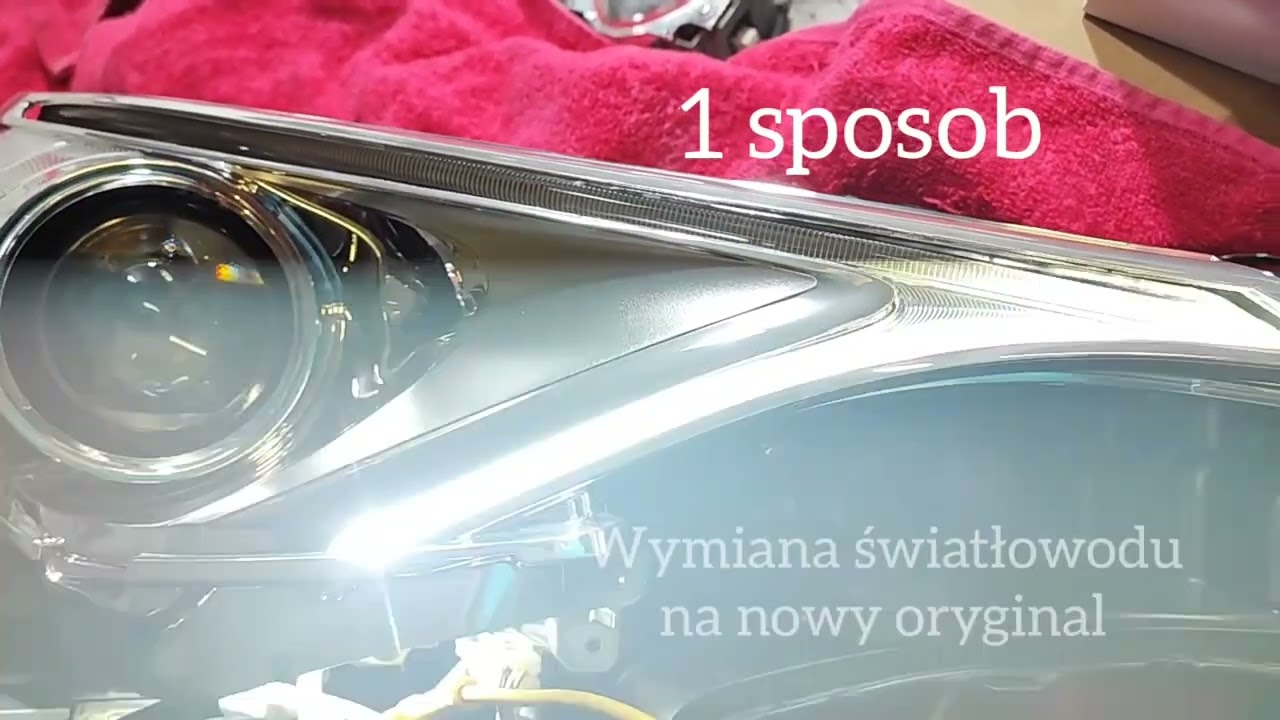 Toyota Avensis T27 lift - naprawa lamp LED e-mail motolampy@gmail.com
