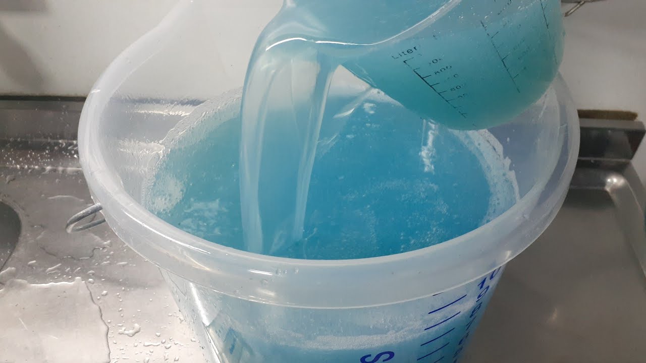 SÁBAO LÍQUIDO SEM ÓLEO COM AMIDO DE MILHO E SODA LÍQUIDA SUPER FÁCIL E RÁPIDO