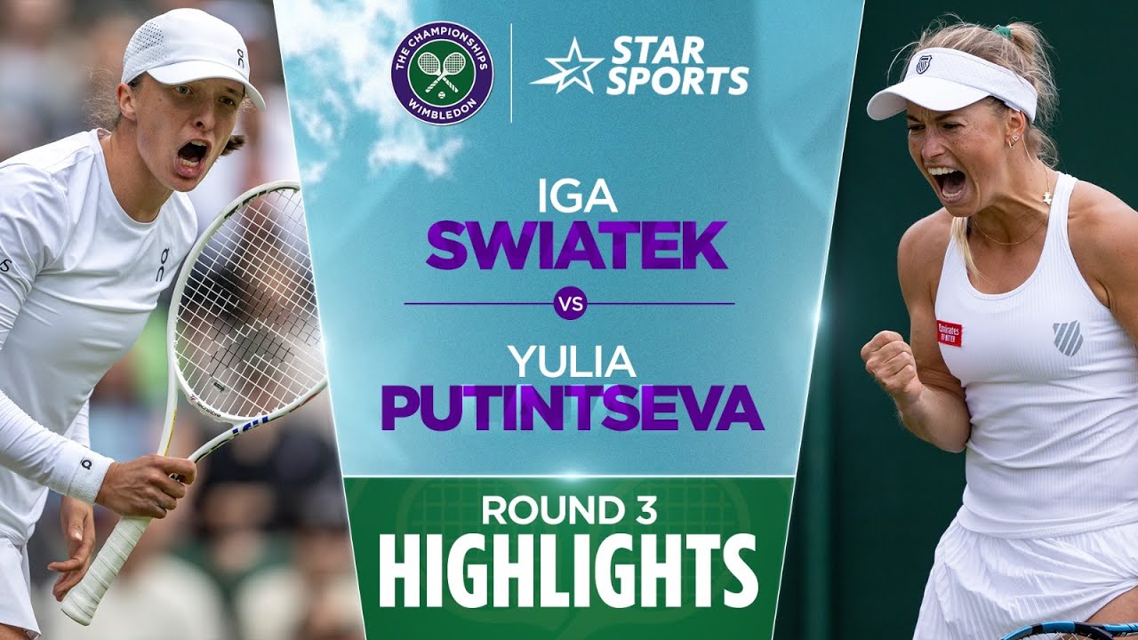 Iga Swiatek v Yulia Putintseva | Round 3 Highlights | #WimbledonOnStar
