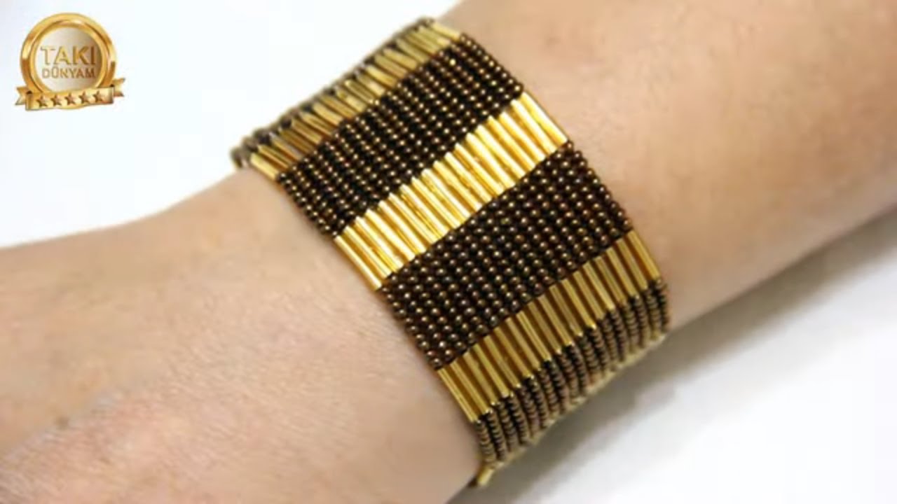 Как сделать ювелирный дизайн-браслет Нефертити-TUTORIAL-DIY