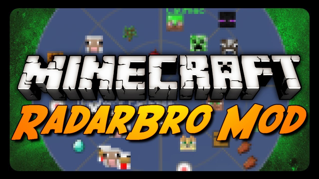 Обзор мода для Minecraft: RADARBRO MOD! (Отслеживайте всё, управляйте союзниками/врагами и многое...