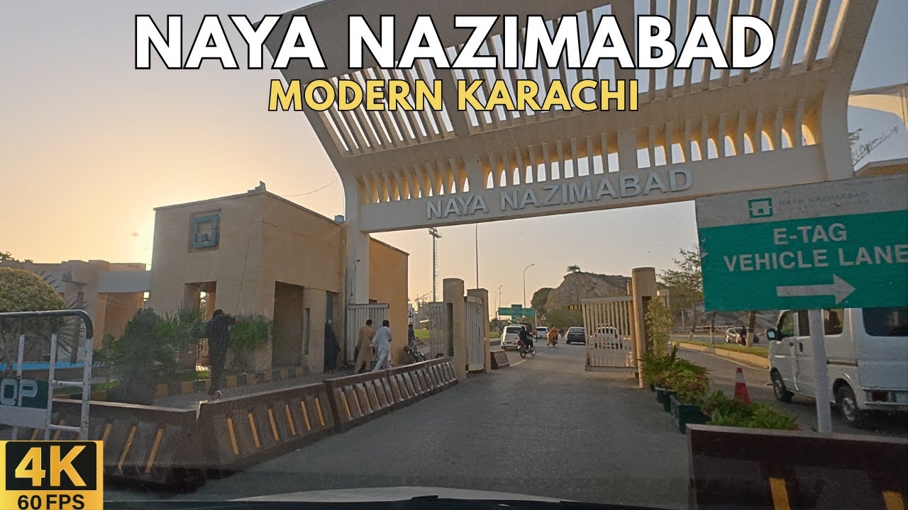 Naya Nazimabad Modern Karachi Road Trip 4K