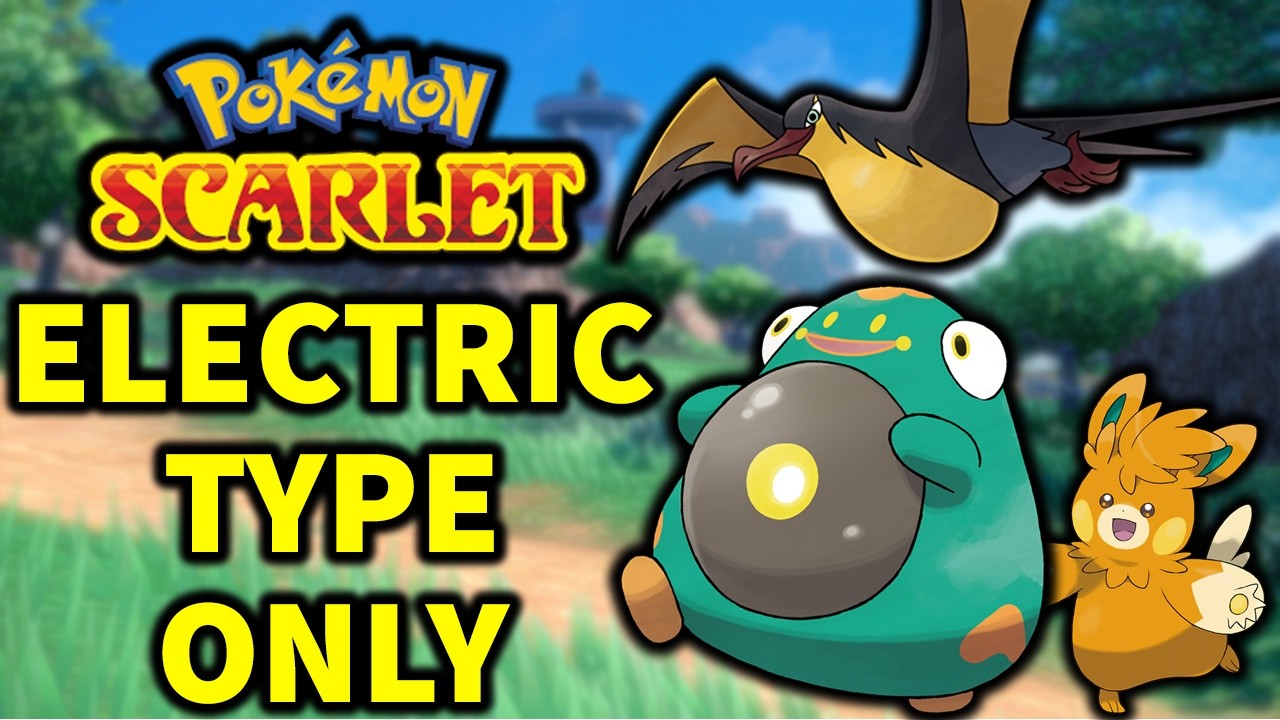 BUGS, CRABS, GRASS OH MY!- Pokemon Scarlet Electric Type Only Hardcore Nuzlocke #2 (Portrait)
