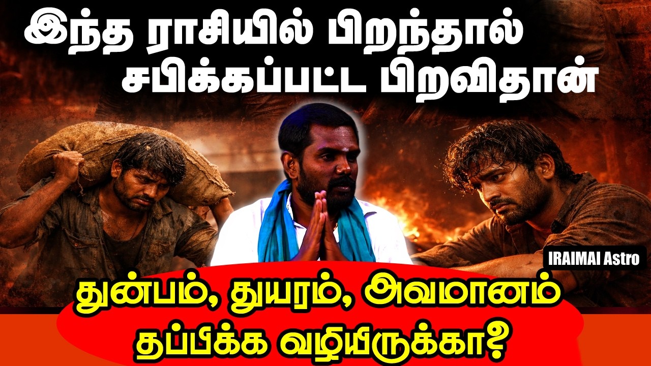 இந்த ராசியில் பிறந்தால் சபிக்கப்பட்ட பிறவிதான் | துன்பத்திலிருந்து தப்பிக்க என்ன வழி? |Iraimai Astro