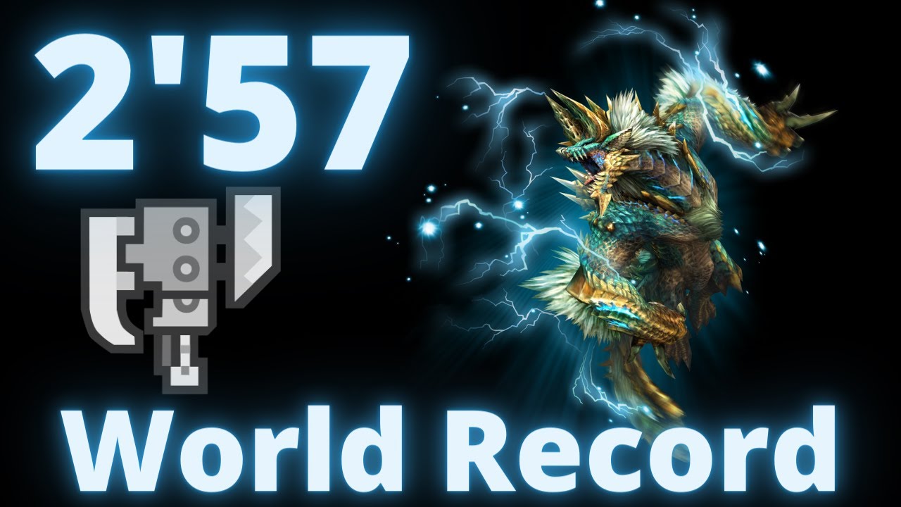 MHW Iceborne Zinogre 2'57 Switch Axe World Record