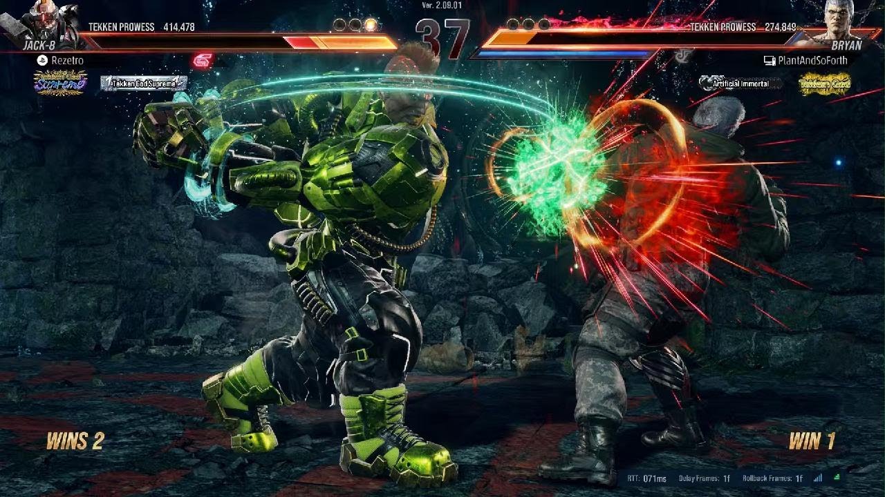 TEKKEN8 God of destruction Jack-8 Vs Bryan