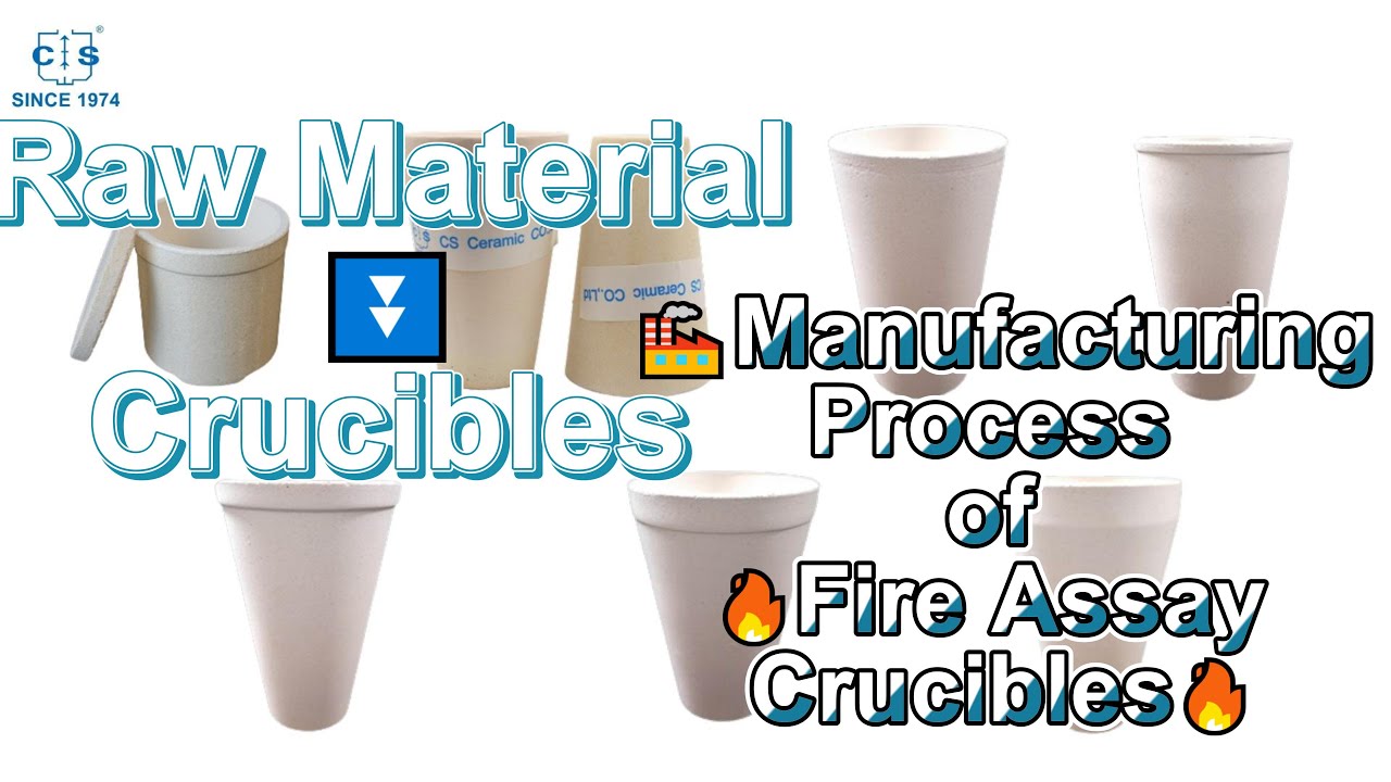 🔍From Raw Material to Fire Assay Crucible: The Fascinating Manufacturing Process