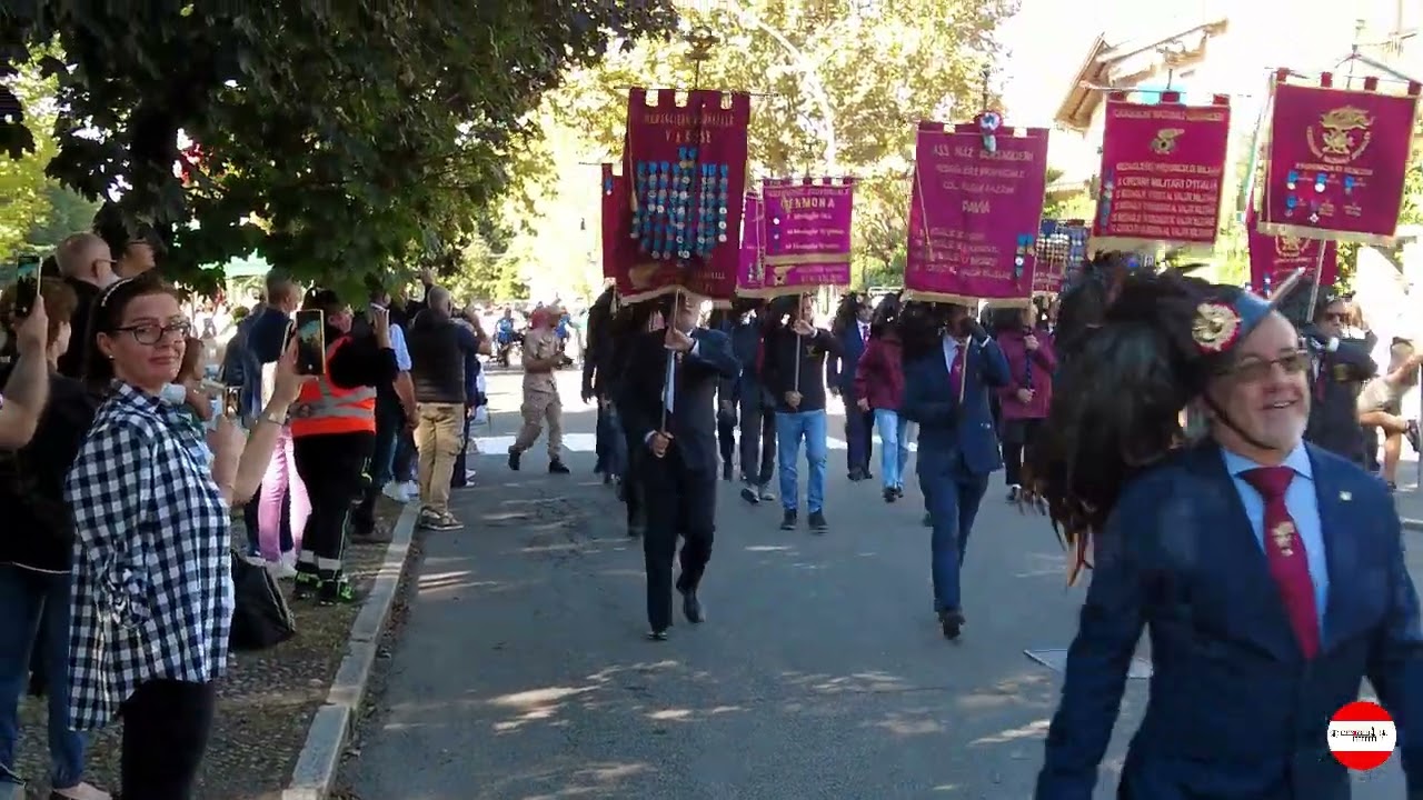 Vigevano:Parata Bersaglieri Raduno Regionale Bersaglieri 2024