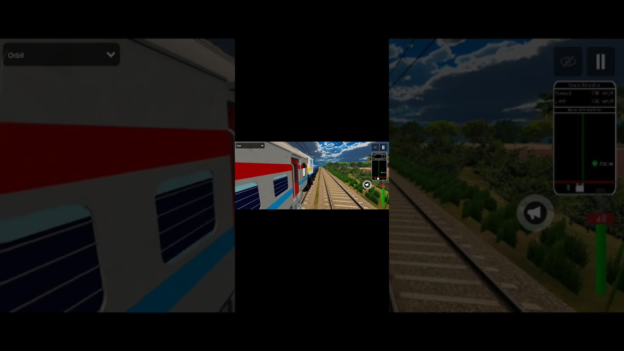 Rail Sim World part 2 come realistic whether high speed run likes subscribe 🔥🔥