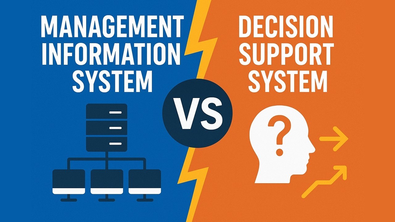 Difference between MIS and DSS | Functions of MIS | Functions of DSS