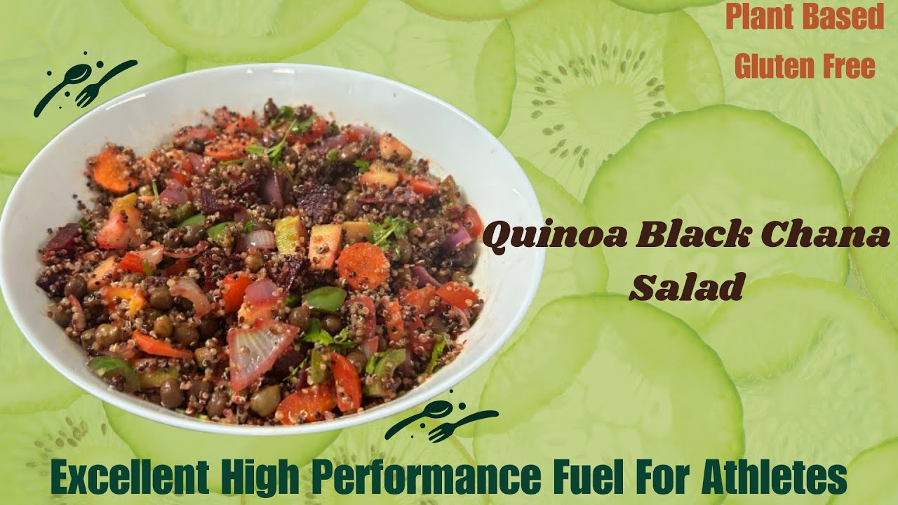 Quinoa Black Chana Salad | High Protein Salad | Vegetarian & Vegan Meal | Easy Lunch/ dinner | Diet