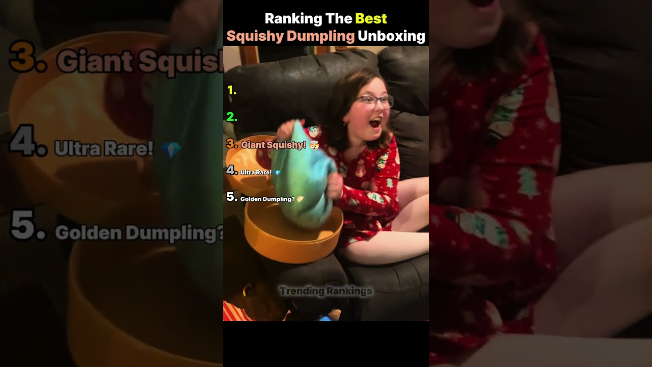 Ranking The Best SQUISHY DUMPLING UNBOXING moments 🥟✨ #shorts #squishy #unboxing #toys #blindbox