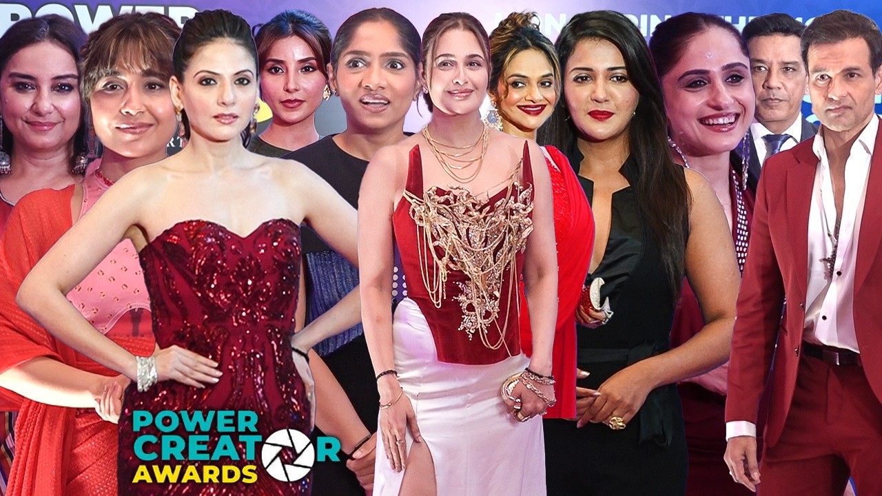 Знаменитости прибыли на премию Power Creator Awards 2026 | Гулки Джоши, Ювика Чаудхари, Света Три...