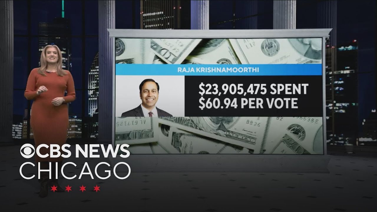 Which Illinois primary candidates spent the most money per vote?