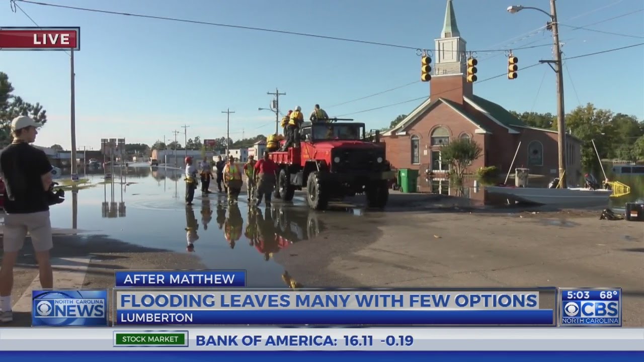 Flooding in Lumberton affects many