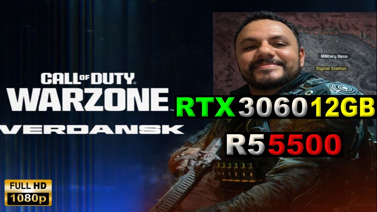 RYZEN 5 5500 + RTX 3060 12GB - WARZONE - VERDANSK - BO7 (Competitive Settings 1080p)