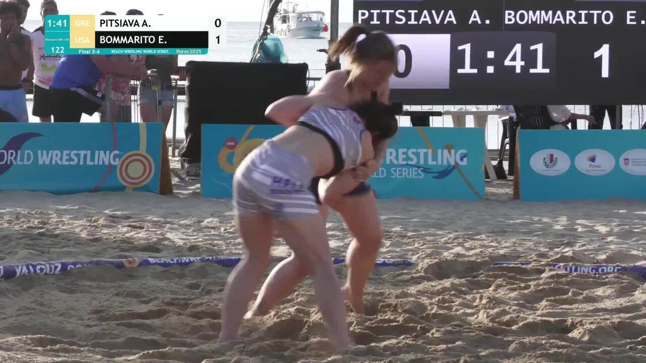 Aikaterini Eirini PITSIAVA (GRE) vs. Eliana Rose BOMMARITO (USA) • Final 3-4 • Women's BW +70Kg