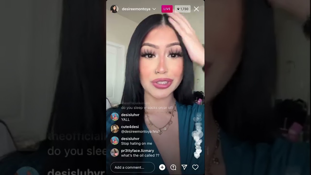 Desiree Montoya Doing Her Hair On Live & Talking About Euphoria