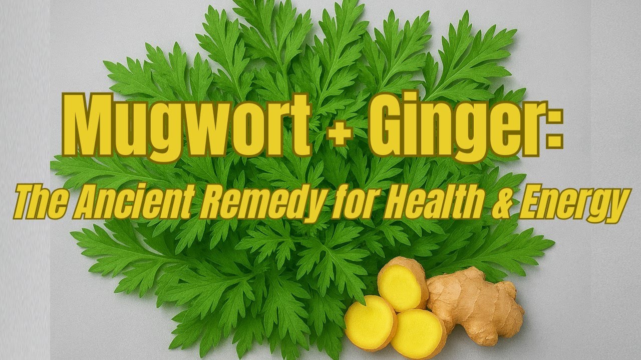 Mugwort + Ginger: The Ancient Remedy for Health & Energy!