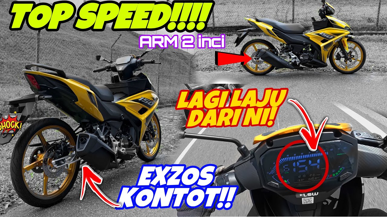 #1006 TEST TOP SPEED! EXZOS TS RACING| ARM 2 INCI | VOGE FR 150