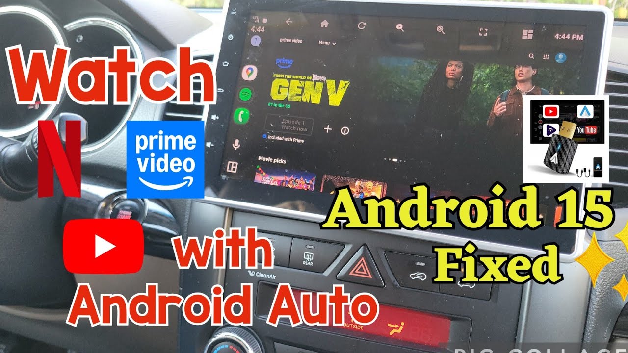 Как смотреть Netflix | YouTube на Android Auto с Android версии 15 | CarStream | Часть 2