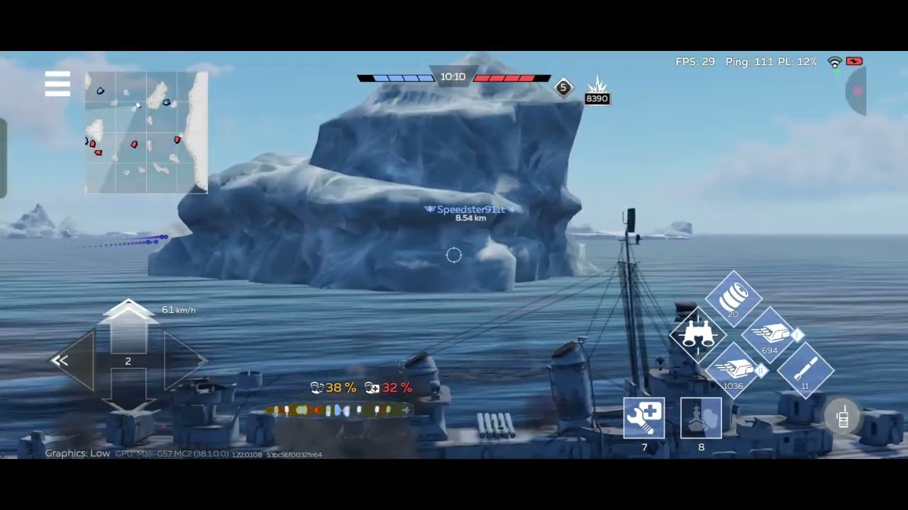 War Thunder Naval Battle | American Tier 1 ship USS Fletcher Destroyer | War Thunder Mobile - ships 
