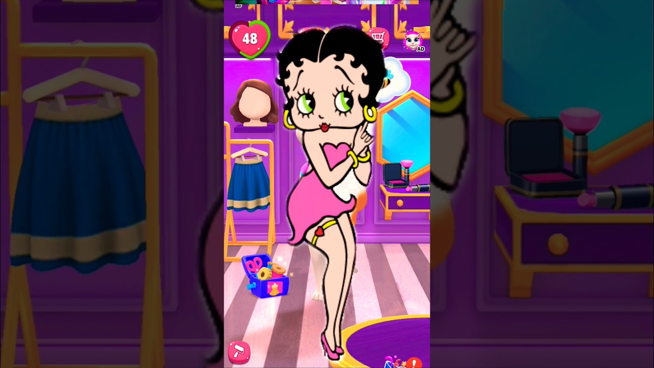 Betty boop makeover by my talking Angela 2 