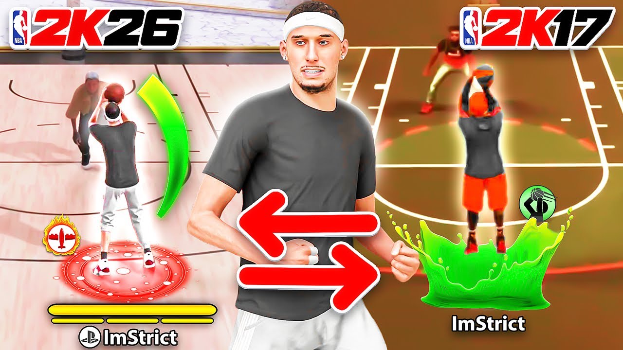 HIGHSCHOOL 1 JUMPSHOT IN NBA 2K26 from 2K17… POINTING 3s UP DISRESPECTFULLY