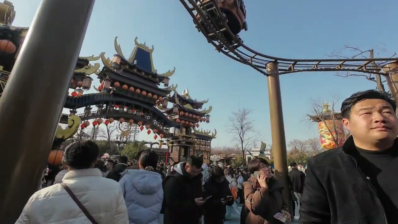 开封万岁山武侠城，中国庙会，中国年，中国版迪士尼乐园
