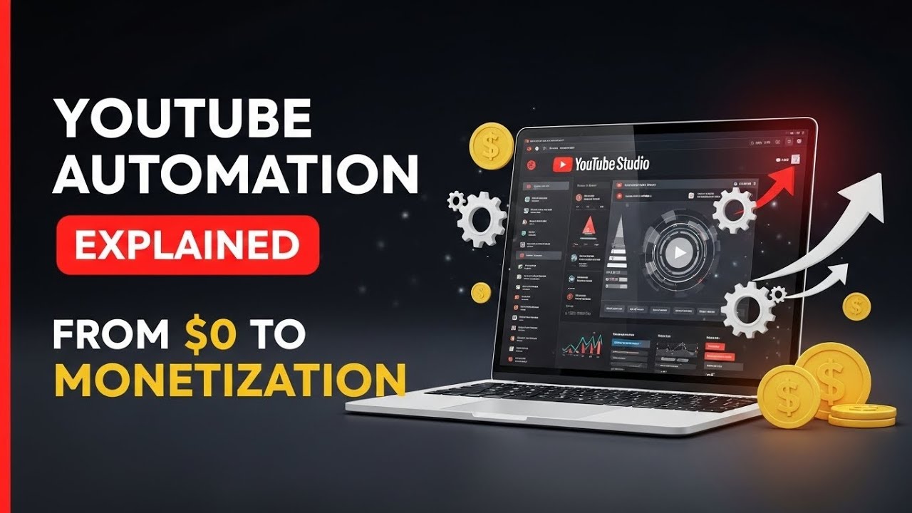 YouTube Automation Explained (2026) | From $0 to Monetization Step by Step