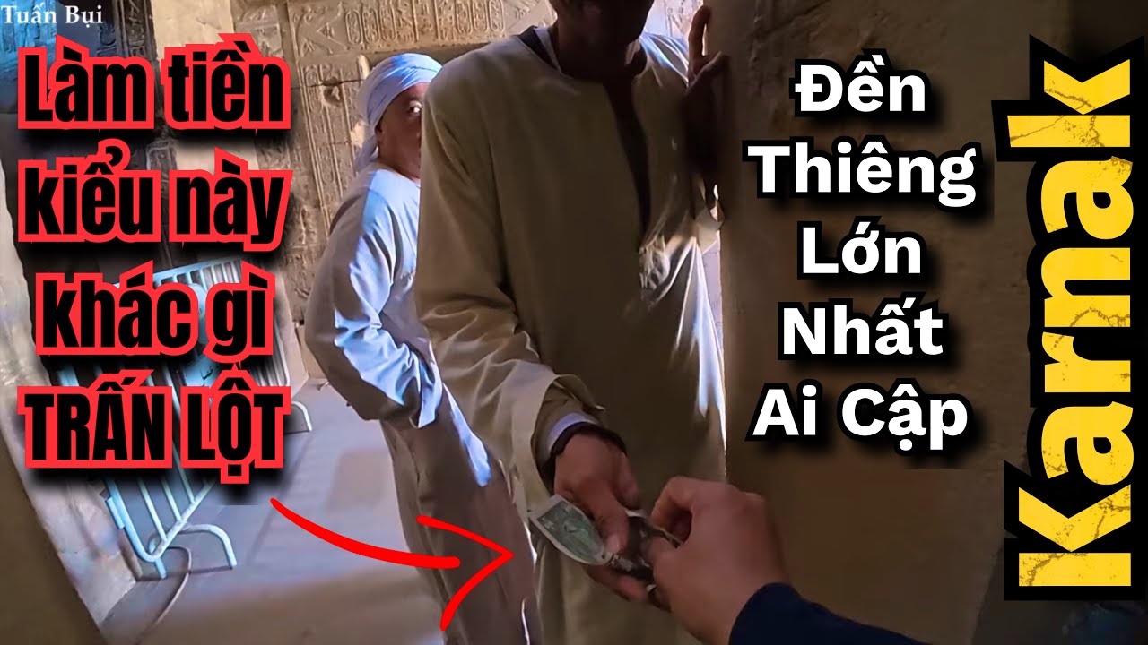 🇪🇬 Đền thờ Thần Mặt Trời-30 đời Pharaoh mới xây xong-Đệ Nhất Đền tại Luxor Ai Cập-Karnak Temple
