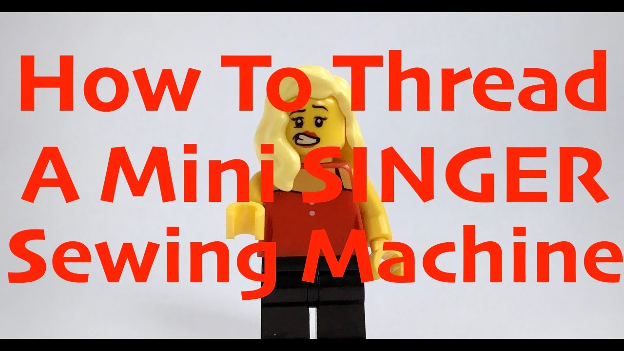 My Sew Called Life - How To Thread A Mini SINGER Sewing Machine Part 2 & The Stray Sewing Machine