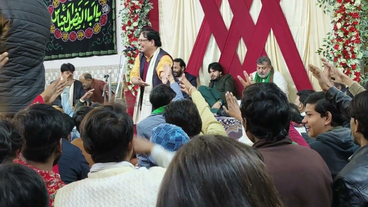 Bazm e muntazir.khoosurat Ashaar jnb Shameem ilahbadi sb chok sadat Shikarpur up india 