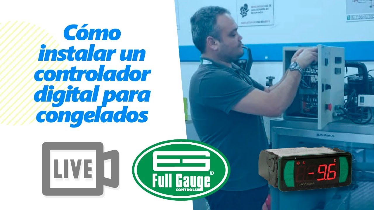 Cómo instalar un controlador digital para congelados - Español