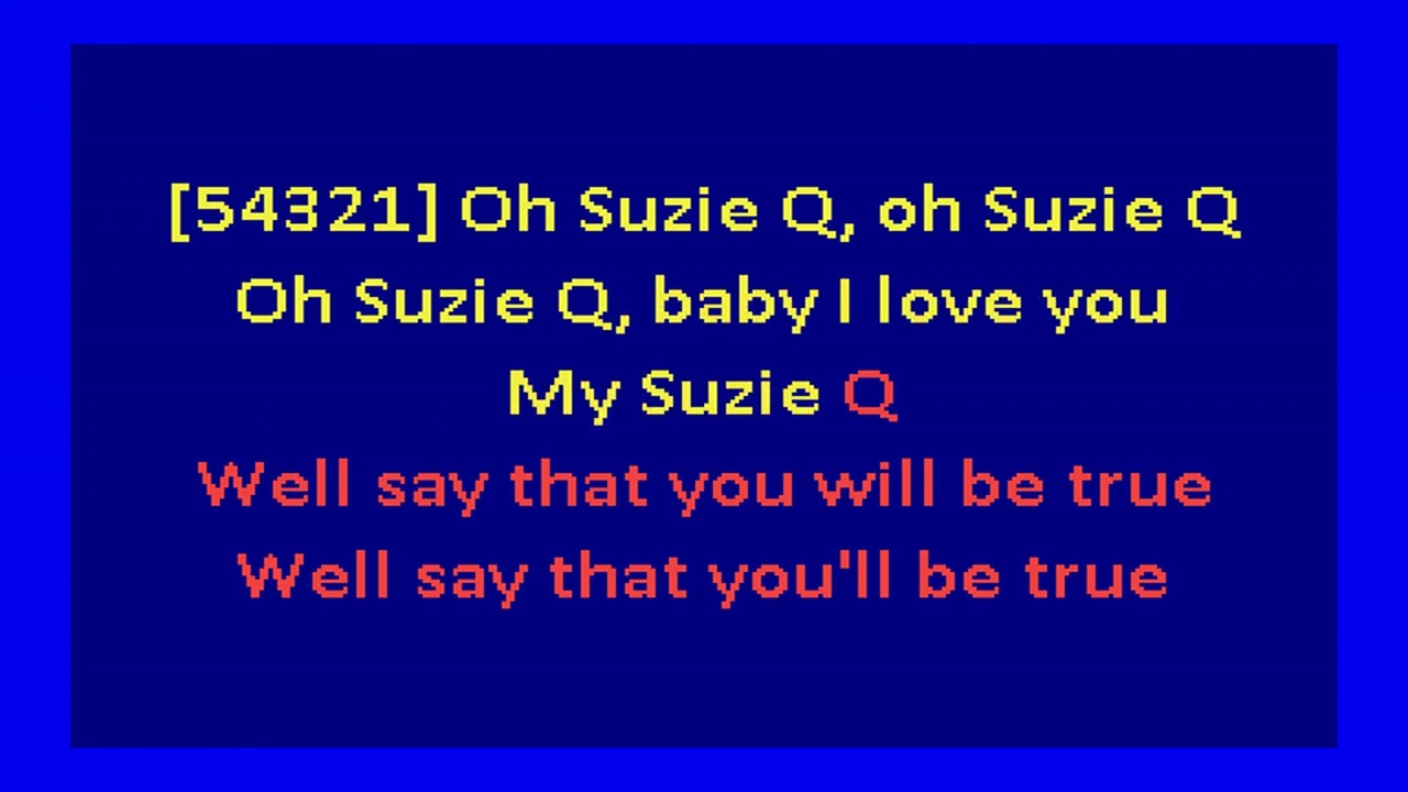 Dale Hawkins - Susie Q (karaoke)