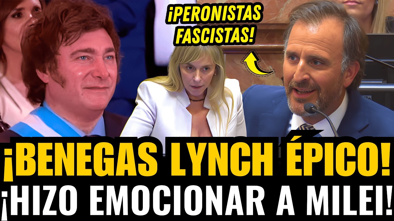 ¡BENEGAS LYNCH HIZO un DISCURSO ÉPICO contra la CASTA que HIZO EMOCIONAR A MILEI!