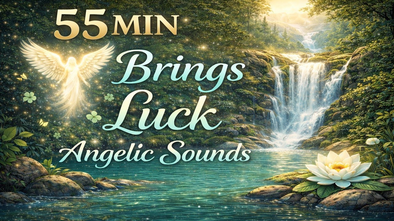 Angel Waterfall Sounds 👼🌊 55 Minutes of Divine Calm, Sleep & Healing