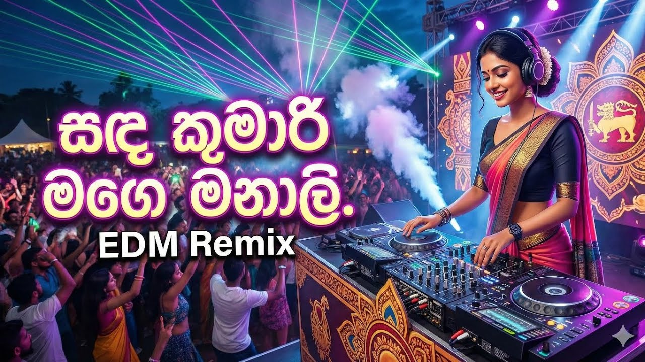 සඳ කුමාරි මගේ මනාළි#sada kumari mage manali#Chandana Liyanarachchi#EDM#AI