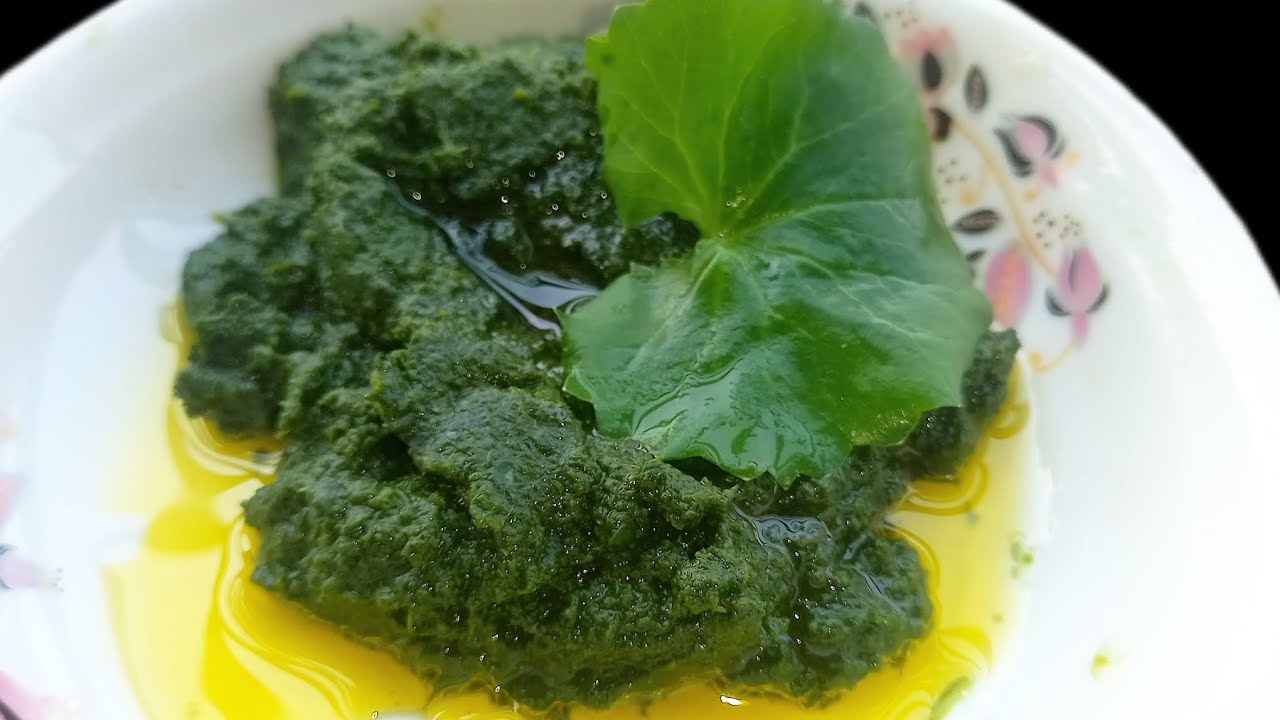 শাক নয় যেনো এটা  মহা ঔষধ।। Miraculous medicinal Thankuni leaf mash।।থানকুনি পাতার ভর্তা।।