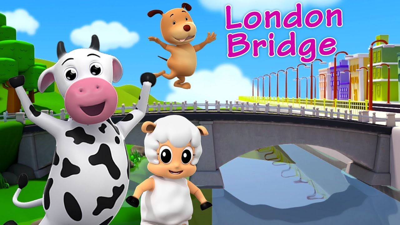 pont de Londres tombe vers le bas | comptines | London Bridge Rhyme | Kids Baby Club Fran&ccedil;aise