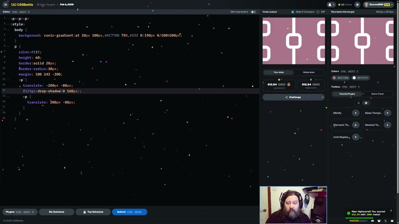 CSS Battle 2026-02-04