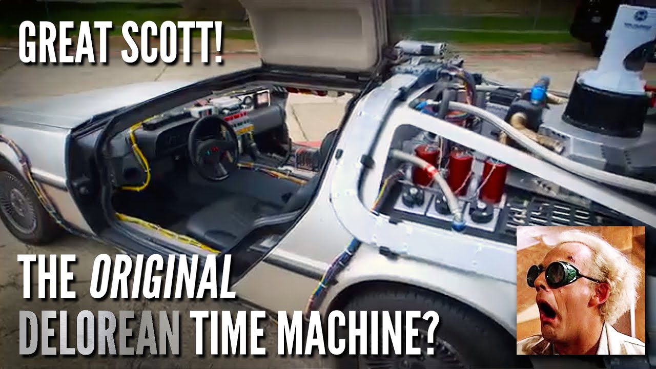 Оригинальная машина времени Delorean из фильма «Назад в будущее»? | Screen Machines