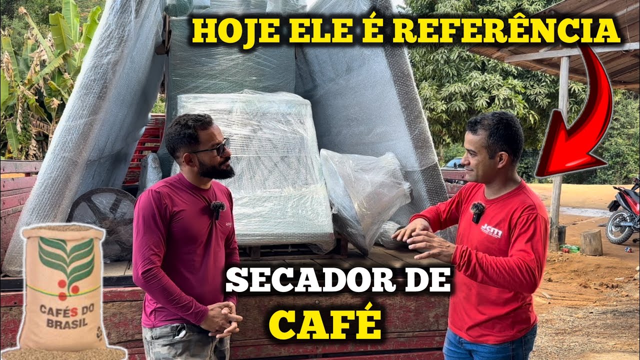 SECADOR DE CAFÉ DE ALTA QUALIDADE HOJE ELE É REFERÊNCIA NO MERCADO