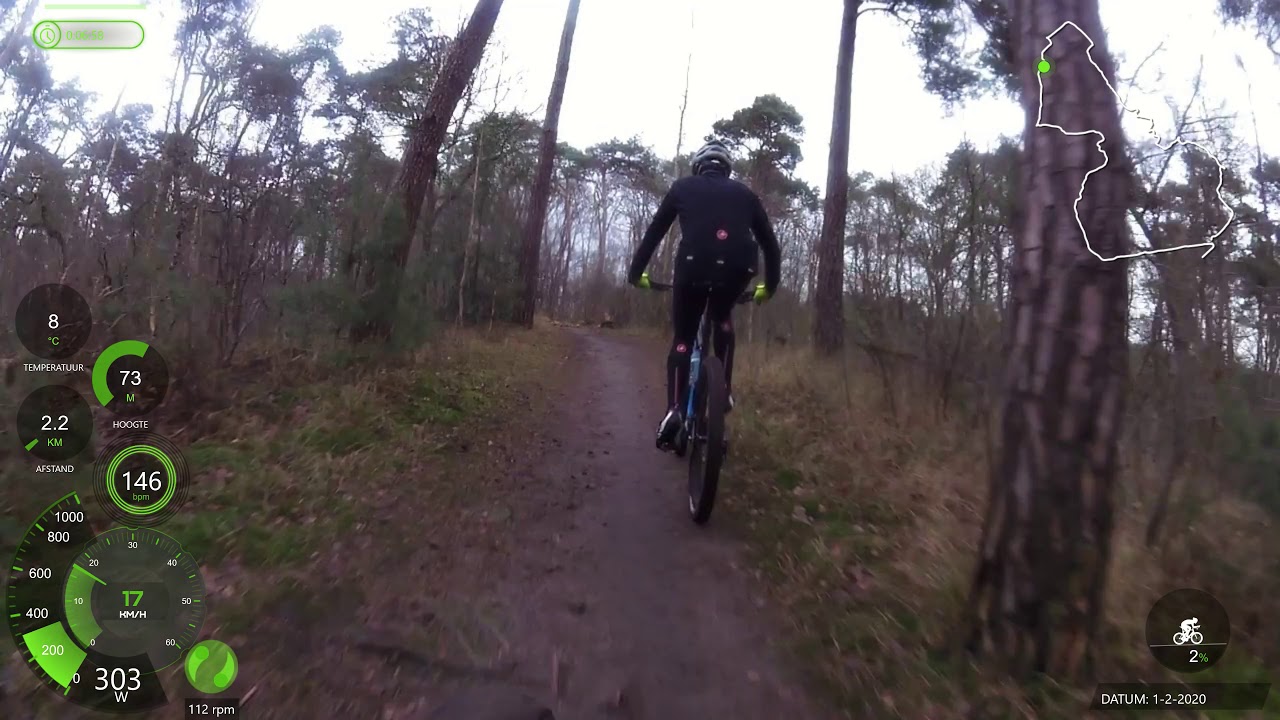 Vernieuwde Zwarte Route MTB Bergen op Zoom 2020 4k