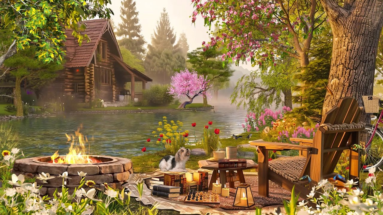 🌸Dreamy Spring Colors -Enchanting Spring Forest w/ Soothing Birdsong | A Cozy Spot to Relax & Unwind