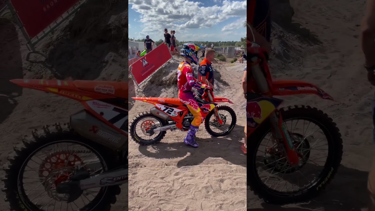 Liam Everts & Red Bull KTM Factory Racing Mechanics Start Practice Prep #mxgp #motocross #mx2 #mx