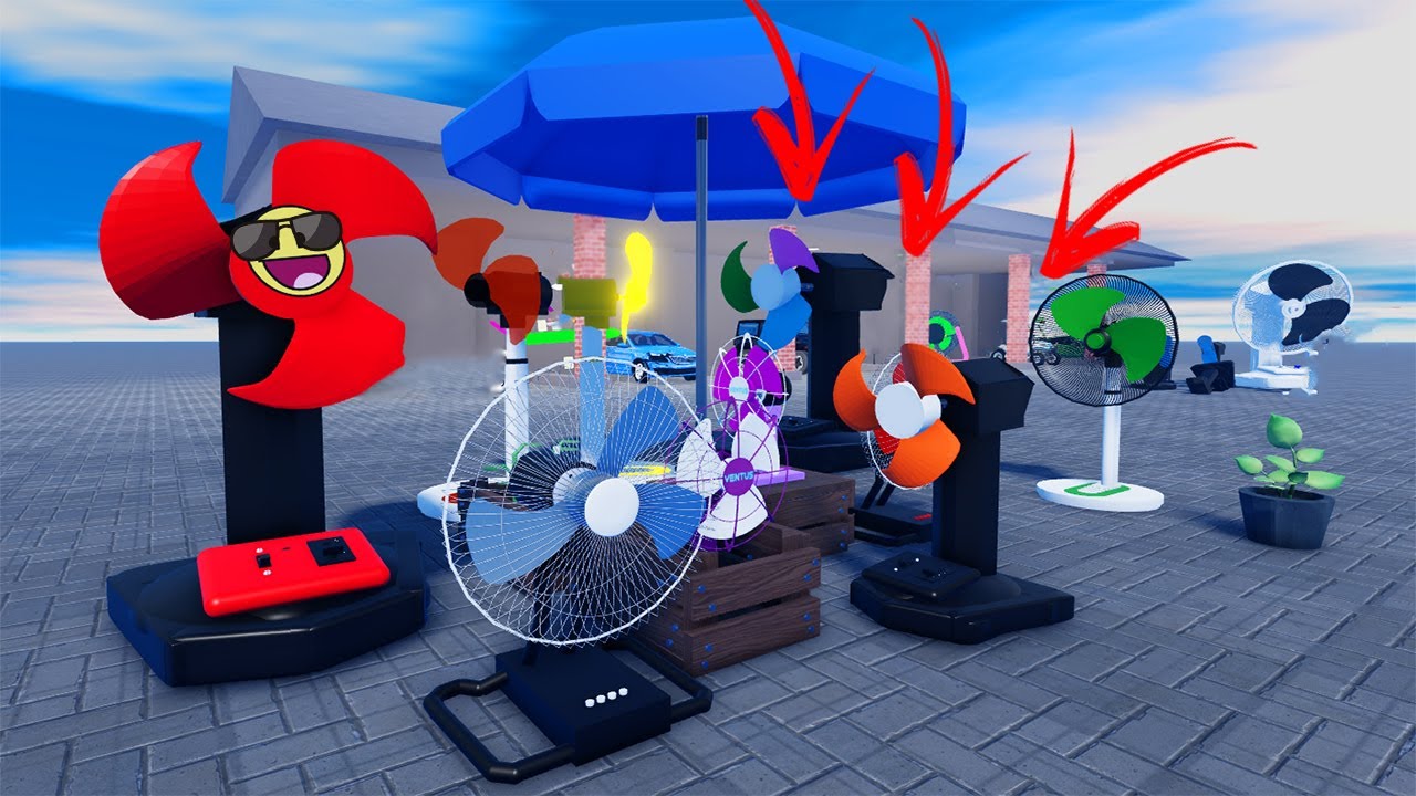 VENTILADORES DE TETO ÉPICOS no Roblox! 💥🌀 | The EPIC CEILING FANS in Roblox!