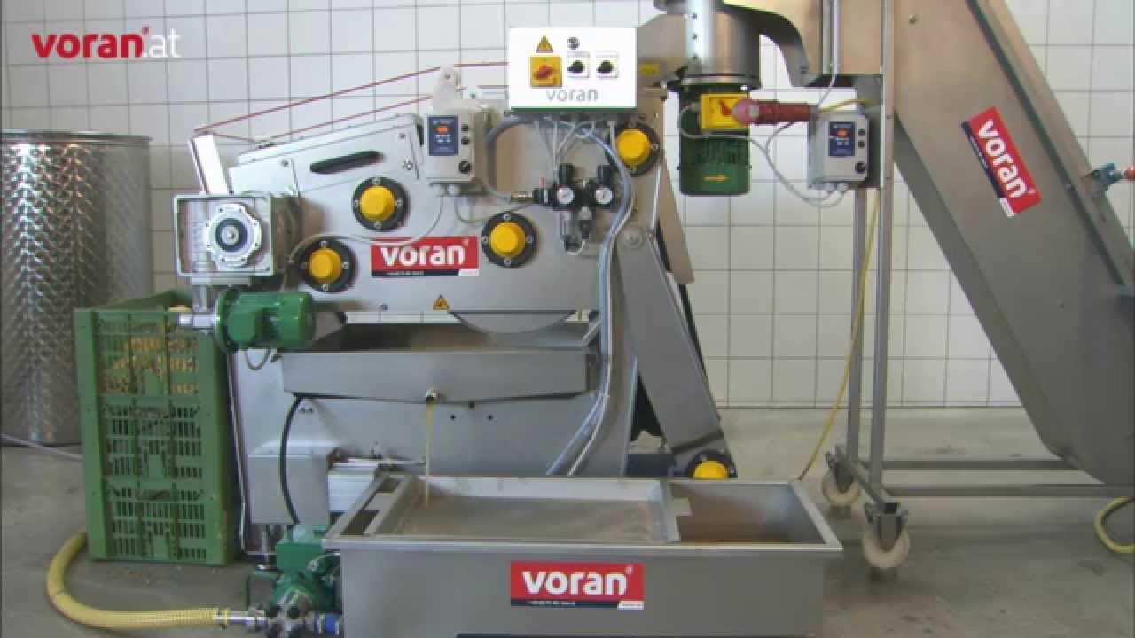 voran belt press EBP350 with elevator SA and centrifugal mill RM2,2