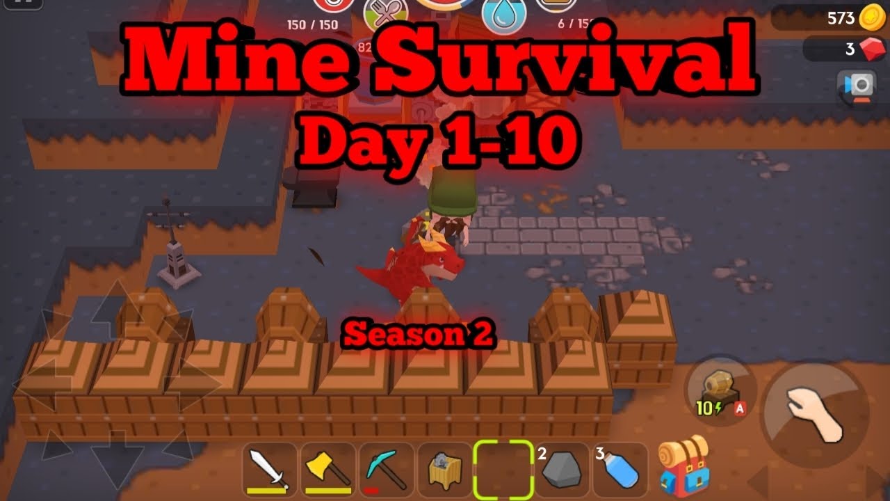 Mine Survival | Day 1-10 | Hell Mode | Season 2